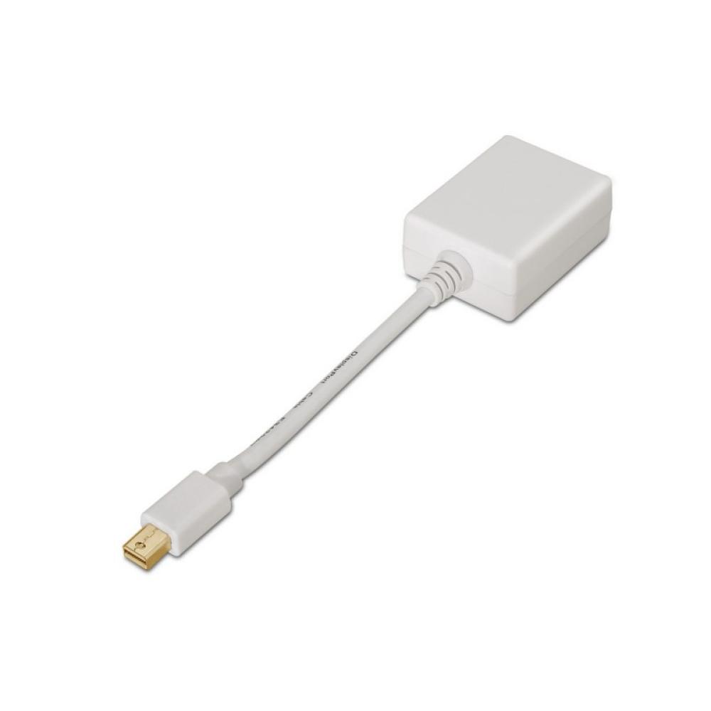 AISENS - A125-0136 adaptador de cable de vídeo 0,15 m Mini DisplayPort VGA Blanco