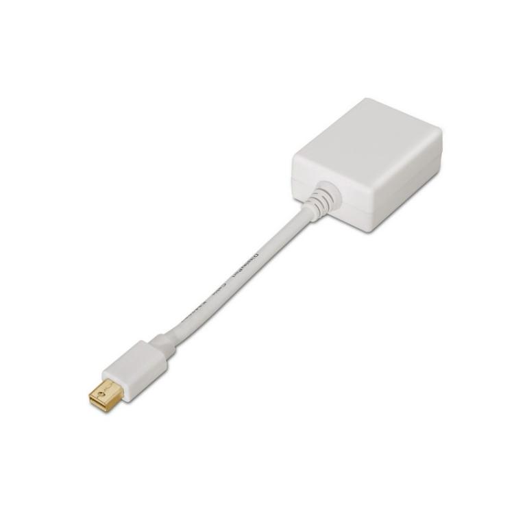 AISENS - A125-0136 adaptador de cable de vídeo 0,15 m Mini DisplayPort VGA Blanco