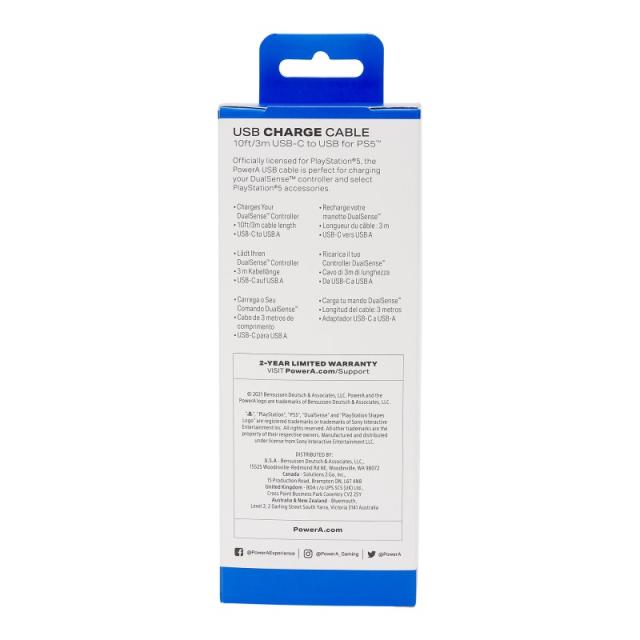 PowerA - 1516957-01 cable USB 3 m USB A USB C Negro