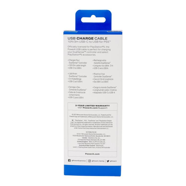 PowerA - 1516957-01 cable USB 3 m USB A USB C Negro