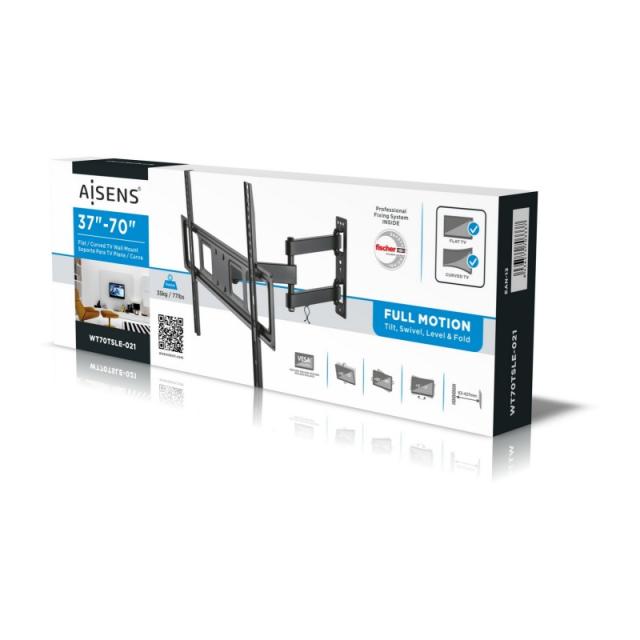 AISENS - WT70TSLE-021 soporte para TV 177,8 cm (70") Negro