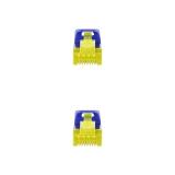 Nanocable - Cable de red latiguillo RJ45 LSZH Cat.6A SFTP AWG26, Azul, 2.0 m