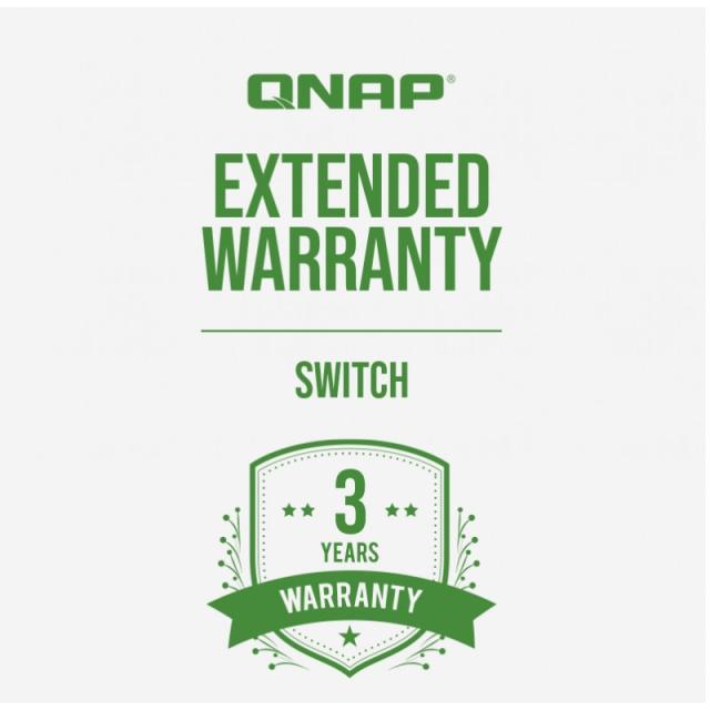 QNAP - LW-SWITCH-GREEN-3Y-EI 1 licencia(s) 3 año(s)