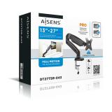 AISENS - DT27TSR-043 soporte para monitor 81,3 cm (32") Negro Escritorio