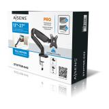 AISENS - DT27TSR-043 soporte para monitor 81,3 cm (32") Negro Escritorio