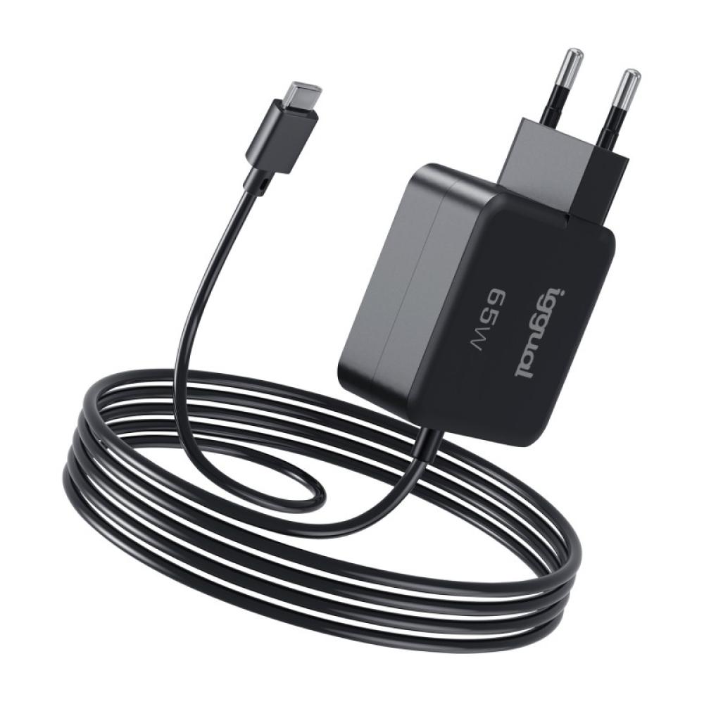 iggual - Cargador portátil y móvil tipo C PD 65W