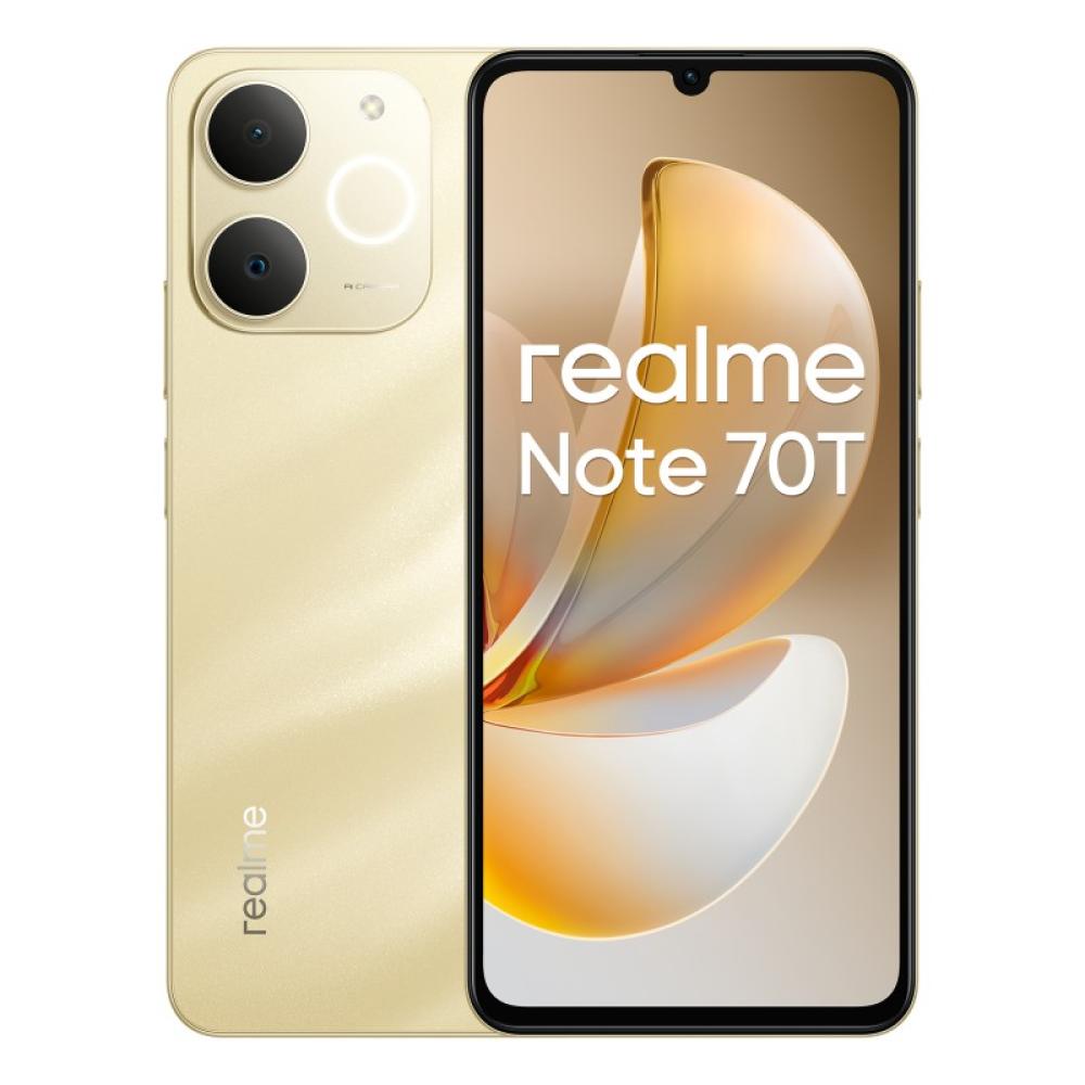 realme - Note 70T 17,1 cm (6.74") SIM doble Android 15 4G USB Tipo C 4 GB 256 GB 6000 mAh Oro