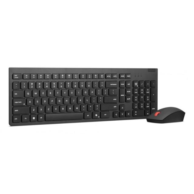 Lenovo - 4X31R64484 teclado Ratón incluido Oficina RF inalámbrico Español Negro