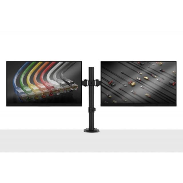 Lindy - 40711 soporte para monitor 81,3 cm (32") Escritorio Negro