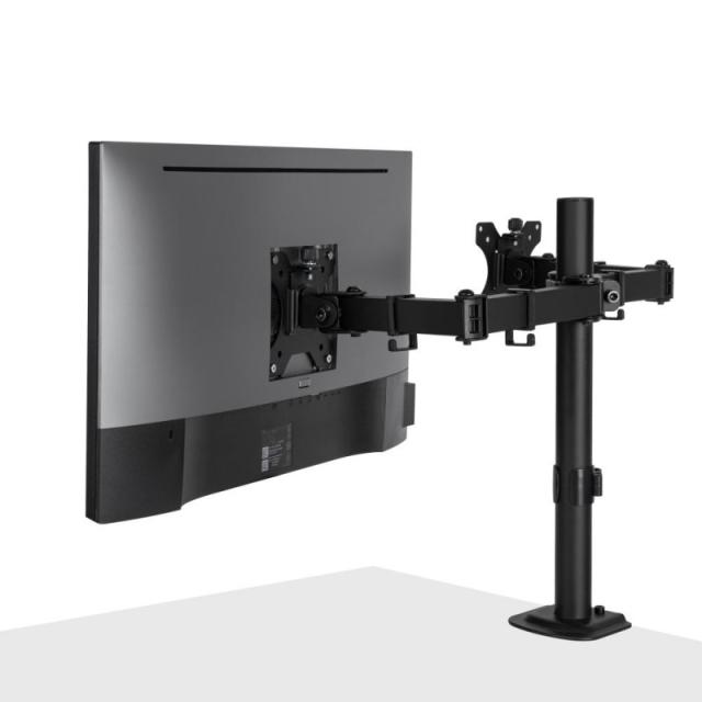 Lindy - 40711 soporte para monitor 81,3 cm (32") Escritorio Negro