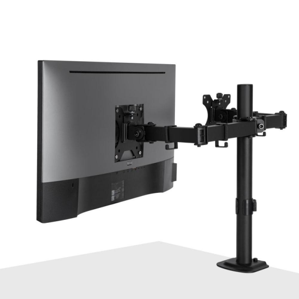 Lindy - 40711 soporte para monitor 81,3 cm (32") Escritorio Negro