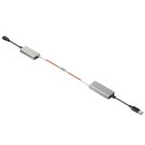 Lindy - 42702 ampliador de red Transmisor y receptor de red Gris