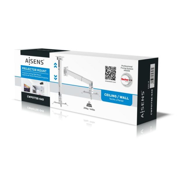 AISENS - CWP01TSE-049 montaje para projector Techo/pared Blanco