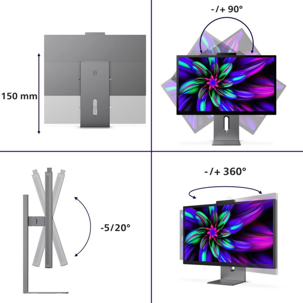 Philips - Brilliance 27E3U7903/00 pantalla para PC 68,6 cm (27") 5120 x 2880 Pixeles 5K Ultra HD LCD Gris