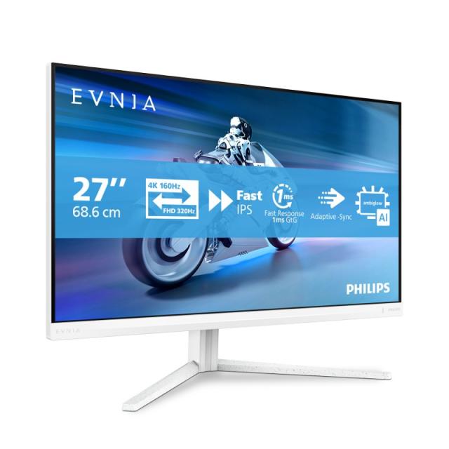 Philips - Evnia 5000 pantalla para PC 68,6 cm (27") 3840 x 2160 Pixeles 4K Ultra HD LCD Blanco