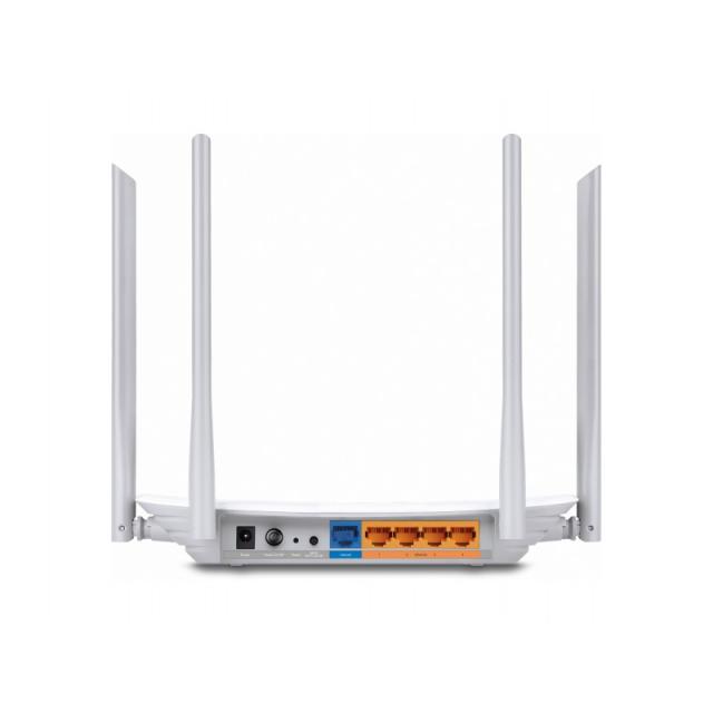 TP-Link - Archer C50 router inalámbrico Ethernet rápido Doble banda (2,4 GHz / 5 GHz) Negro
