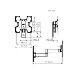 Vogel''s - PFW 2040 109,2 cm (43") Negro