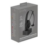 Celly - SWHEADSETMONO Auriculares Inalámbrico Diadema Oficina/Centro de llamadas Bluetooth Base de carga Negro
