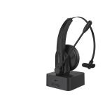 Celly - SWHEADSETMONO Auriculares Inalámbrico Diadema Oficina/Centro de llamadas Bluetooth Base de carga Negro