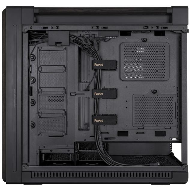 ASUS - ProArt PA602 Wood Edition – Metal Panel Midi Tower Negro
