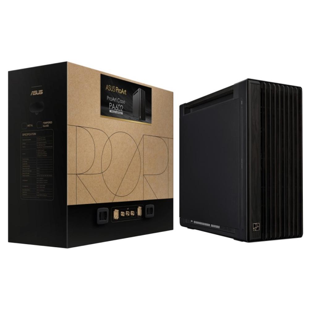 ASUS - ProArt PA602 Wood Edition – Metal Panel Midi Tower Negro