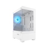 CoolBox - Gaming Caja MATX GM200 Vision Lite Blanca USB-C 3.2 Gen1 Sin Fte + 1 Vent. ARGB