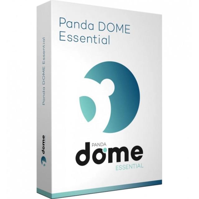 Panda - Dome Essential Antivirus security Base Inglés, Español 3 licencia(s) 1 año(s)