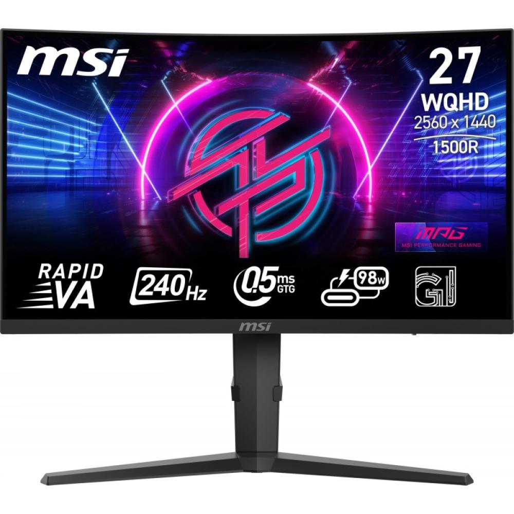 MSI - MPG 275CQRXF pantalla para PC 68,6 cm (27") 2560 x 1440 Pixeles Wide Quad HD Negro