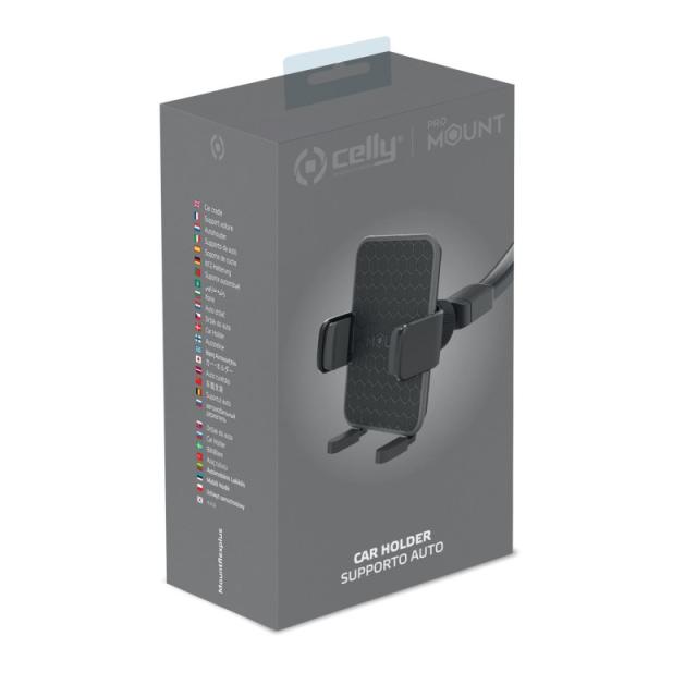 Celly - MOUNTFLEXPLUSBK soporte Soporte pasivo Teléfono móvil/smartphone Negro