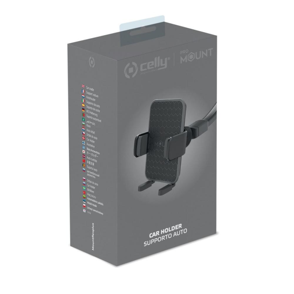 Celly - MOUNTFLEXPLUSBK soporte Soporte pasivo Teléfono móvil/smartphone Negro