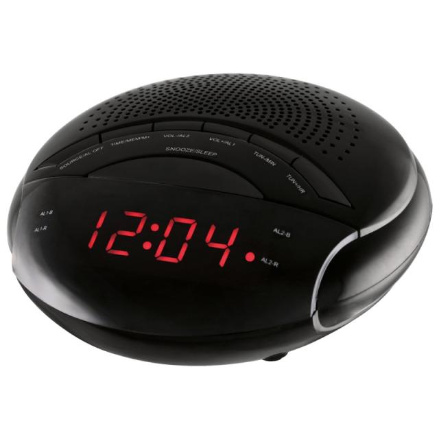 Nevir - NVR-335DD radio Reloj Digital Negro