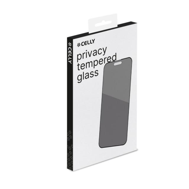 Celly - PRIVACYF1053BK protector de pantalla o trasero para teléfono móvil Protector de pantalla para privacidad Apple 1 pieza(s