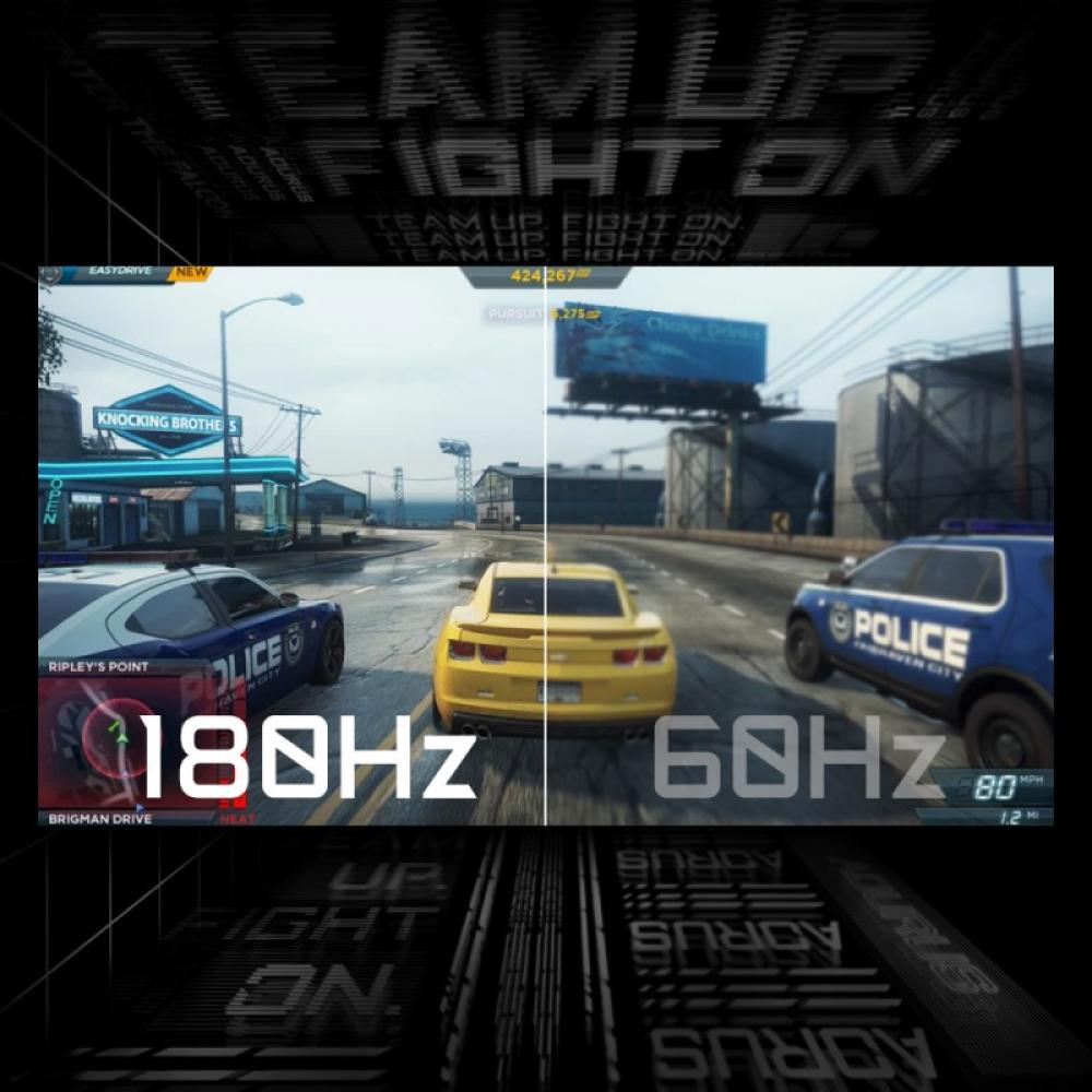 GIGABYTE - GS27FC Monitor gaming curvo 27" FHD - 1920 x 1080, 180Hz, 1ms, 250 cd/m², FreeSync Premium, HDR Ready, HDMI 2.0, Disp