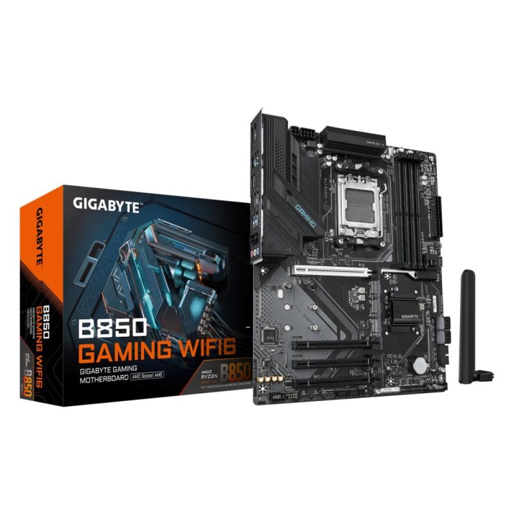 GIGABYTE - B850 GAMING WIFI6 Placa Base - Procesadores AMD Ryzen Serie 9000, VRM digital de 6+2+2 fases, hasta 8200MHz DDR5 (OC)