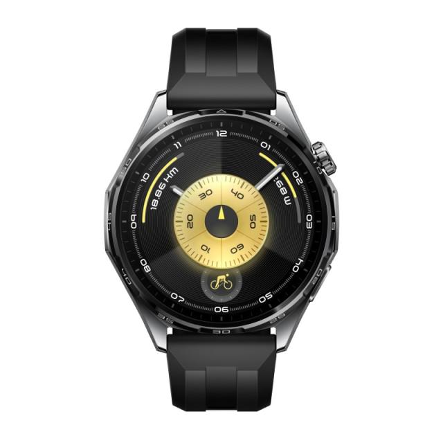 Huawei - WATCH GT6 3,73 cm (1.47") AMOLED 46 mm Digital 466 x 466 Pixeles Pantalla táctil Negro GPS (satélite)
