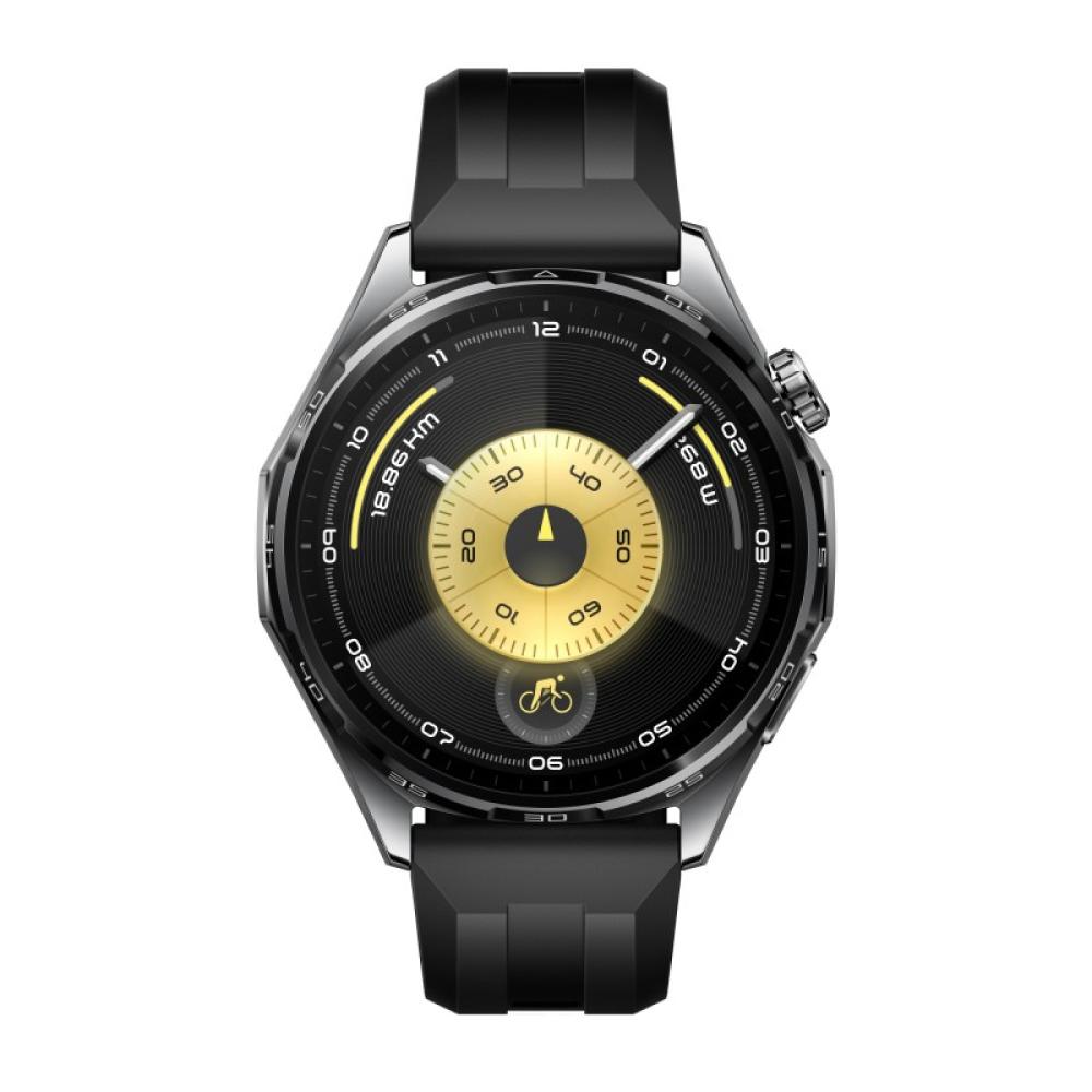 Huawei - WATCH GT6 3,73 cm (1.47") AMOLED 46 mm Digital 466 x 466 Pixeles Pantalla táctil Negro GPS (satélite)