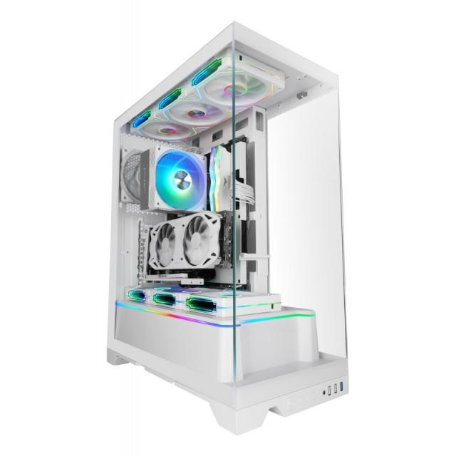 Mars Gaming - MCPRISMAW carcasa de ordenador Midi Tower Blanco