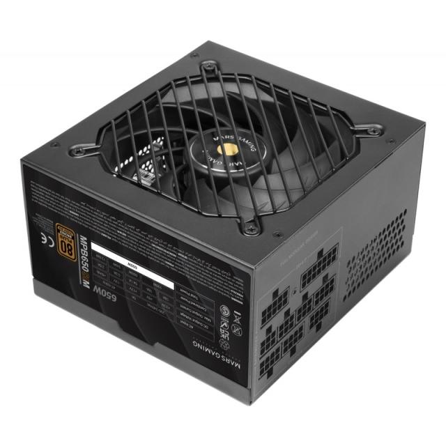 Mars Gaming - MPB650SIM unidad de fuente de alimentación 650 W 24-pin ATX ATX Negro