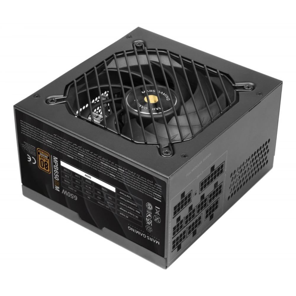 Mars Gaming - MPB650SIM unidad de fuente de alimentación 650 W 24-pin ATX ATX Negro