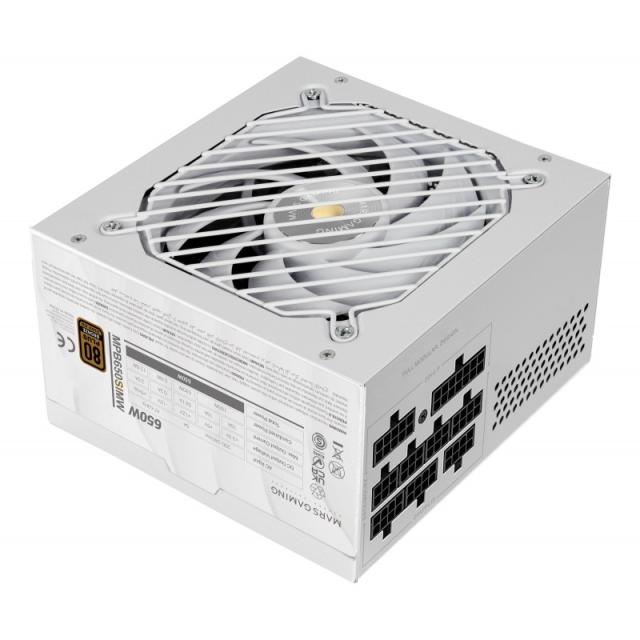 Mars Gaming - MPB650SIMW unidad de fuente de alimentación 650 W 24-pin ATX ATX Blanco