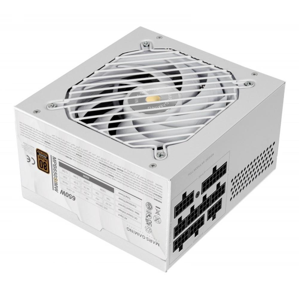 Mars Gaming - MPB650SIMW unidad de fuente de alimentación 650 W 24-pin ATX ATX Blanco
