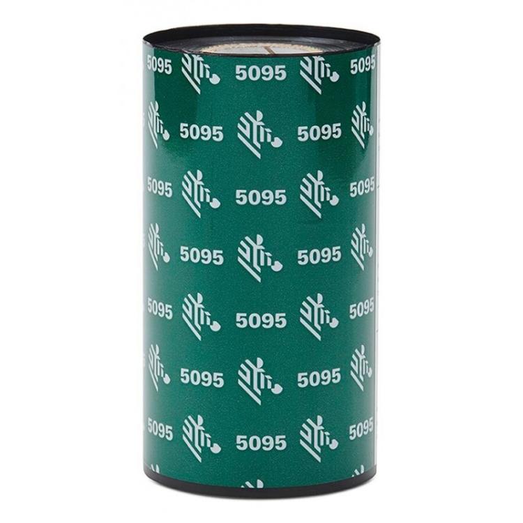 Zebra - 5095 Resin cinta térmica 450 m Negro - 05095BK08345