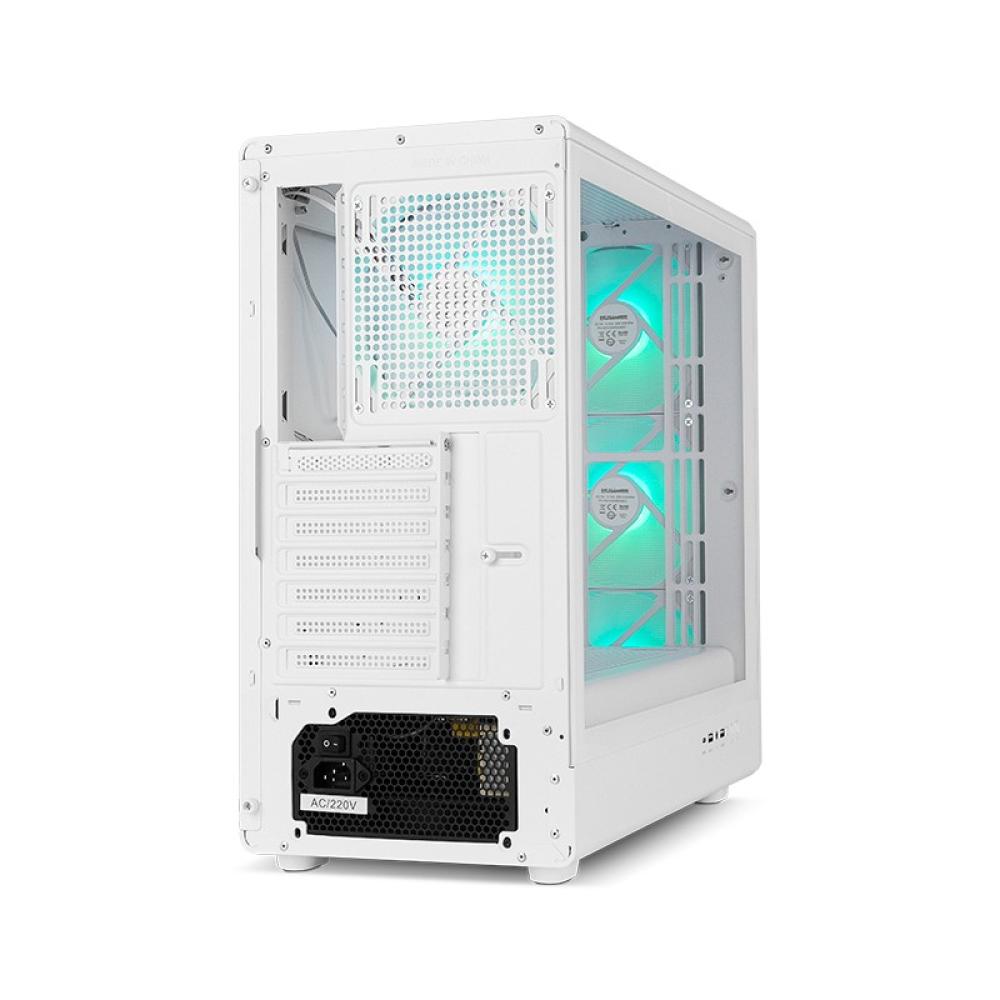 NOX - Hummer NXHUMMERAEROWH carcasa de ordenador Midi Tower Blanco