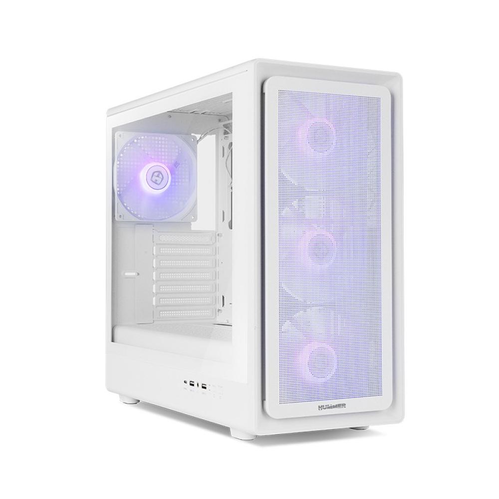 NOX - Hummer NXHUMMERAEROWH carcasa de ordenador Midi Tower Blanco