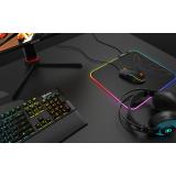 Krom - Knout RGB Alfombrilla de ratón para juegos Negro