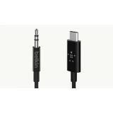 Belkin - F7U079BT06-BLK cable de audio 1,8 m 3,5mm USB Tipo C Negro
