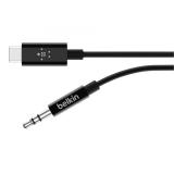 Belkin - F7U079BT06-BLK cable de audio 1,8 m 3,5mm USB Tipo C Negro