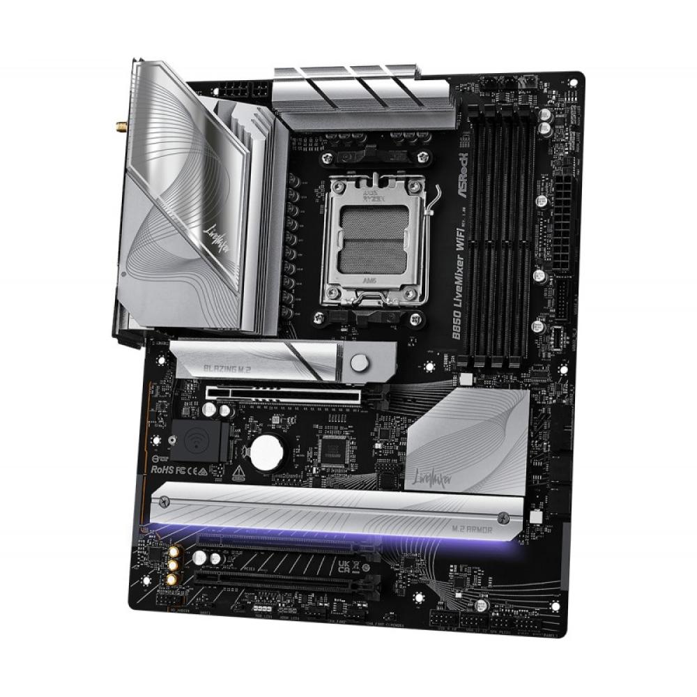 Asrock - B850 LiveMixer WiFi AMD B850 Zócalo AM5 ATX