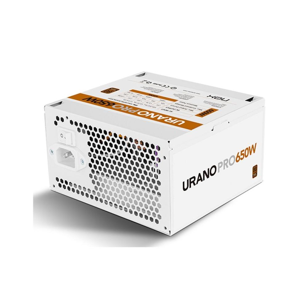 NOX - Urano PRO White 650W Bronze unidad de fuente de alimentación ATX Blanco