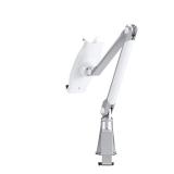 Neomounts - tableta-D100SILVER Soporte para tablet con abrazadera para escritorio 4.7-12.9" - universal - movimiento completo